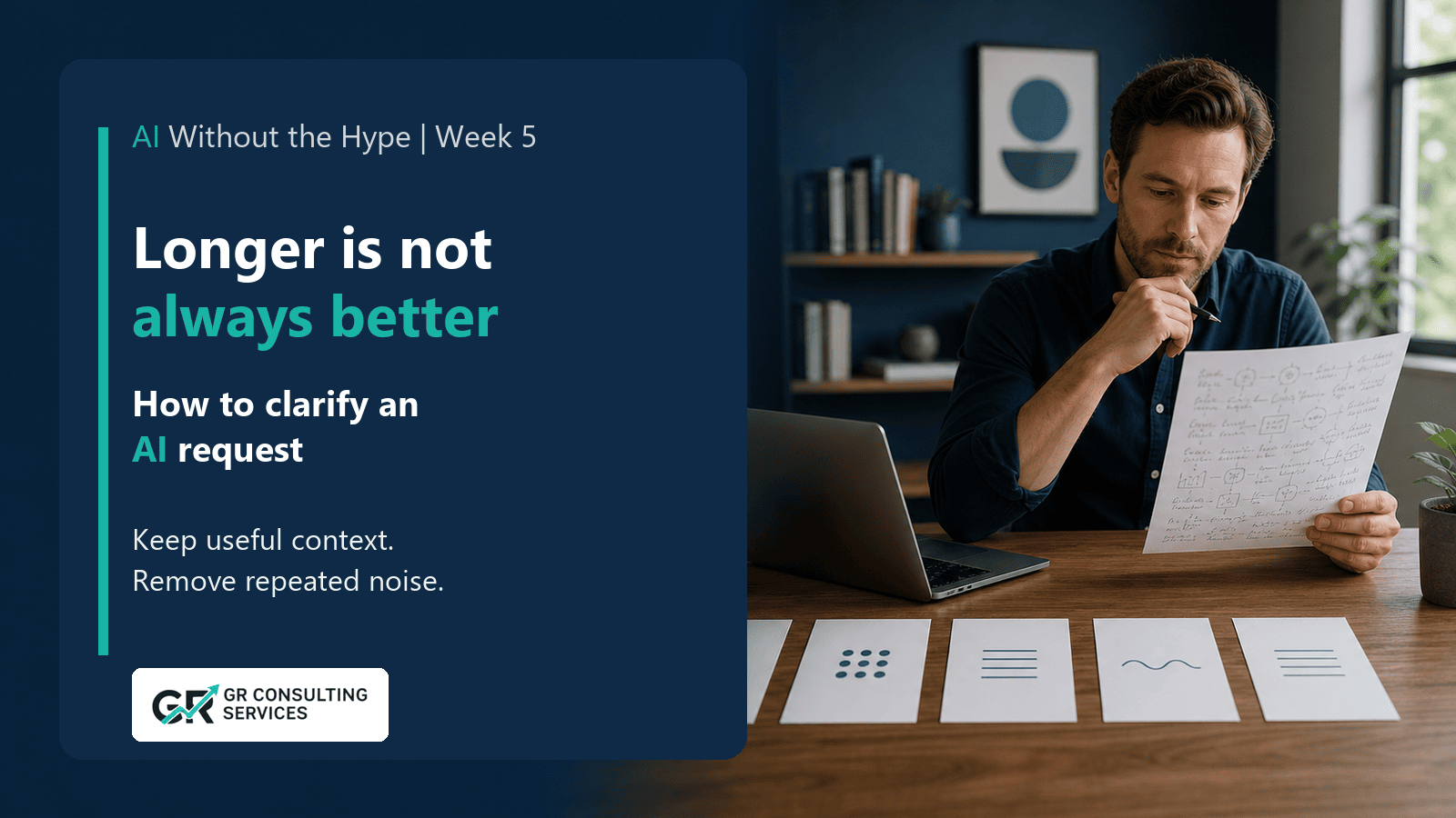 Longer Is Not Always Better: How to Clarify an AI Request